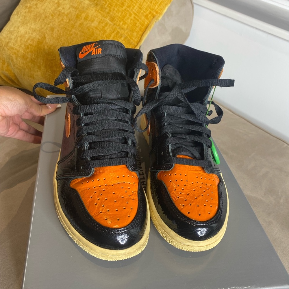 2019 Air Jordan 1 Retro High OG BG 'Shattered Backboard 3.0' Men’s 7.5
